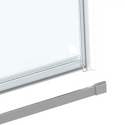 Душевая дверь Vincea Como Soft 110 VDS-1CS110CL пр-ль хром стекло прозрачное
