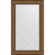 Зеркало настенное Evoform ExclusiveG 135х80 BY 4255 с гравировкой в багетной раме Виньетка состаренная бронза 109 мм  (BY 4255)