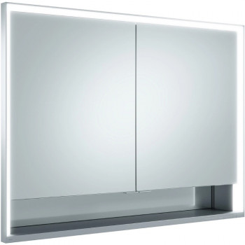 Зеркальный шкаф для ванной Keuco Royal Lumos 100 14314171301 с подсветкой серебристый