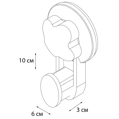 Крючок Grampus Blonde GR-7080 белый