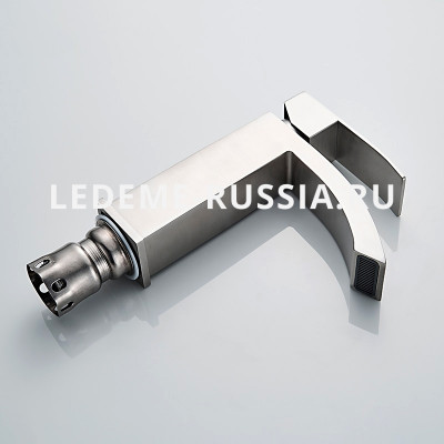 Смеситель для раковины Ledeme H717 L71017 однорычажный, низкий, нерж сталь