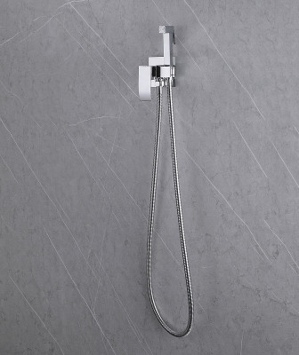 Гигиенический душ со смесителем Abber Wasserfall AF8625 хром