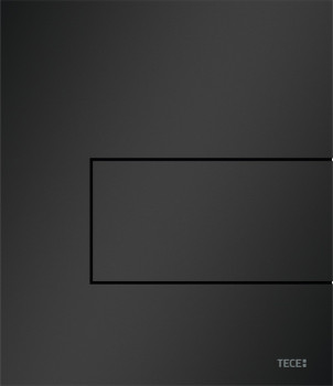 TECEsquare Металлическая панель смыва с картриджем для писсуара, цвет черный матовый (9242813)