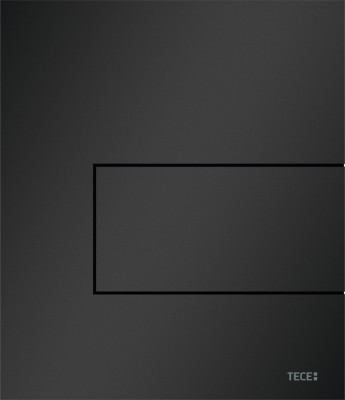 TECEsquare Металлическая панель смыва с картриджем для писсуара, цвет черный матовый (9242813)