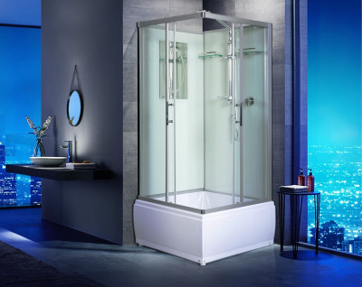 Душевая кабина WeltWasser WW500 Aller 901 90x90 10000003254 профиль хром квадратная