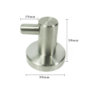 Крючок настенный "Носорог", нержавеющая матовая сталь