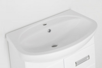 Тумба под раковину для ванной Style Line Ирис 65 белая (ЛС-00000016)