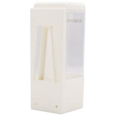 Диспенсер для жидкого мыла LAIMA, НАЛИВНОЙ, 0,48 л, белый, ABS пластик, 605052