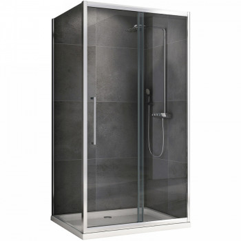 Душевой угол Abber Schwarzer Diamant 100x60 AG30100H-S60 пр-ль хром стекло прозрачное