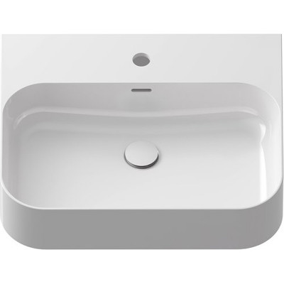 Раковина накладная Ravak Ceramic Slim Wall R 55 XJX01155006 белая прямоугольная