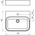 Раковина накладная Ravak Ceramic Slim Wall R 55 XJX01155006 белая прямоугольная