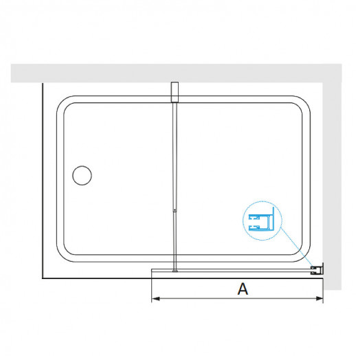 Шторка на ванну RGW Screens SC-051 80x150 351105108-11 прозрачная профиль хром