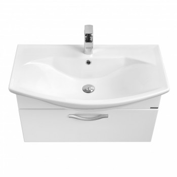 Тумба под раковину Aquaton Ария 80 подвесная белый (1A141701AA010)