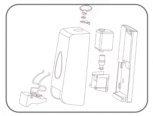 Дозатор мыла-пены BXG-FD-1058