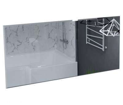 Зеркало подвесное для ванной Marka One Glace 100х65 (У73580)