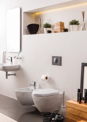 Биде подвесное Creavit Free FE510-00CB00E-0000 белое