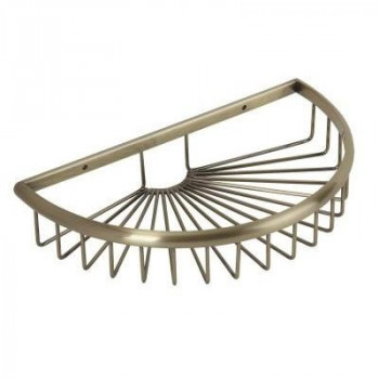 VERAGIO Gifortes Bronzo BASKET VR.GFT-9048.BR полка-решетка полукруглая, бронза