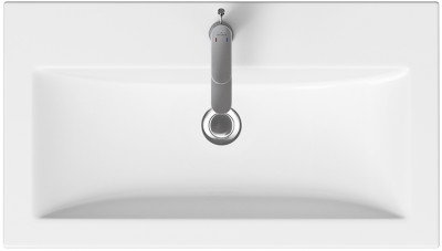 Раковина Cersanit Como 80 S-UM-COM80/1-w подвесная белая прямоугольная