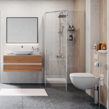 WasserKRAFT Leine 35P38 душевой уголок 100х100 см, с распашными дверьми