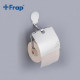 Держатель для туалетной бумаги Frap металл/пластик, белый/хром (F3303)  (F3303)