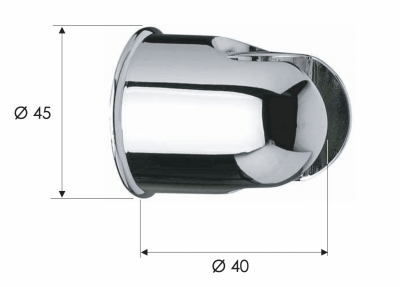 Держатель ручного душа Remer 339SOXV, сталь
