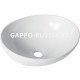 Раковина фаянсовая Gappo накладная овальная белая (GT304) 41x33x14,5 см  (GT304)