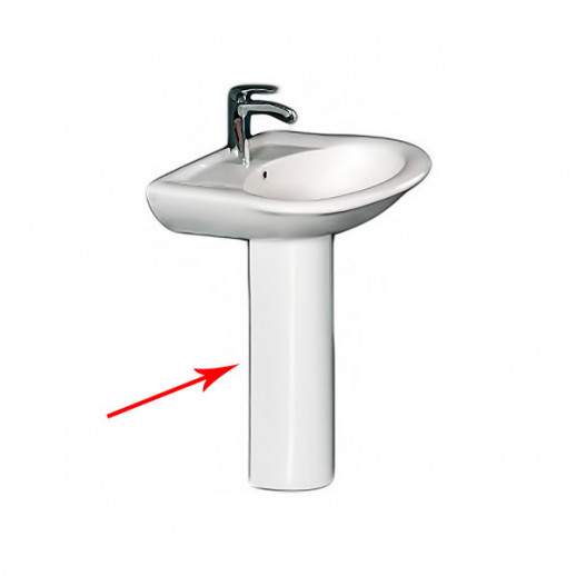 CERAMICA ALA MURANO MURP пьедестал для раковины, белый