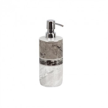 Дозатор для жидкого мыла Primanova керамика, серый D-20480