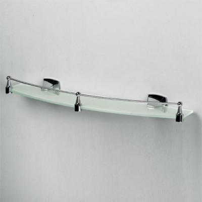 WasserKRAFT Wern K-2544 полка стеклянная, хром