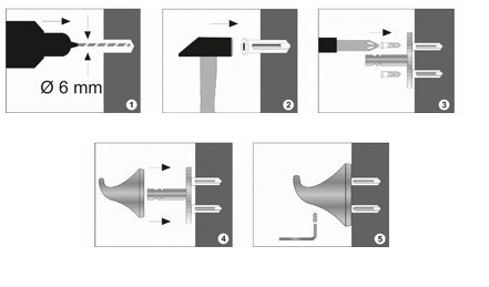 WasserKRAFT Wern K-2544 полка стеклянная, хром