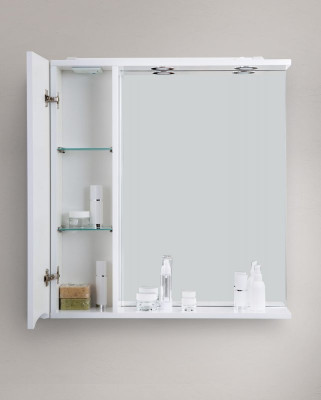 Зеркальный шкаф BELBAGNO MARINO-SPC-800/750-1A-BL-P-L
