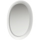 Зеркало в ванную Laufen The New Classic 50 4.0607.0.085.757.1 с подсветкой белое матовое округлое  (4.0607.0.085.757.1)