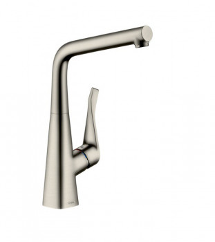 Hansgrohe Metris 14822800 смеситель для кухни, нержавеющая сталь