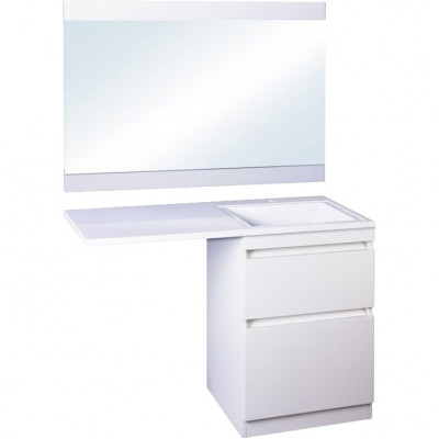 Тумба под раковину Style Line Даллас 110 Люкс Plus белая