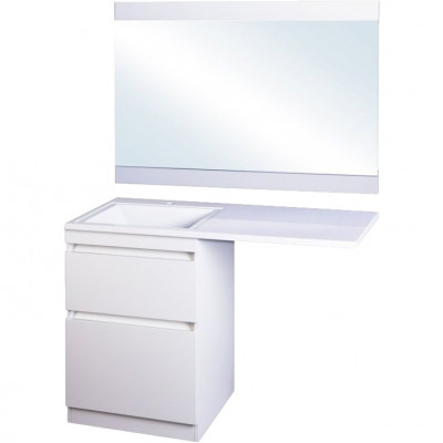 Тумба под раковину Style Line Даллас 110 Люкс Plus белая