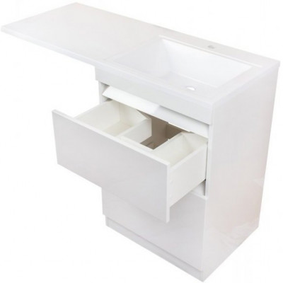 Тумба под раковину Style Line Даллас 110 Люкс Plus белая