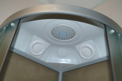 Душевая кабина Parly Frost F811 80х80х215см, сектор, хром