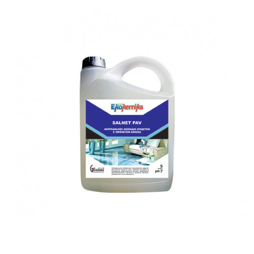 Ekokemika Salnet Pav универсальное нейтральное средство для мытья любых твердых поверхностей, 5 л