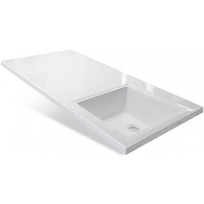 Раковина Style Line Estetus Даллас 100 R СС-00002392 на стиральную машину белая прямоугольная