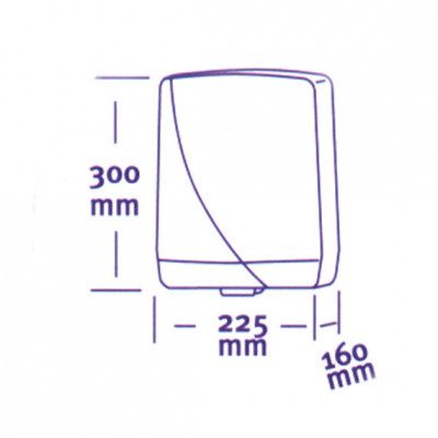 Jofel FUTURA АА16500 электросушилка для рук, нержавеющая сталь