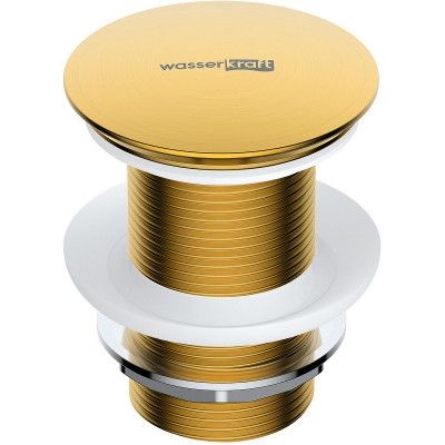 Донный клапан WasserKRAFT A247 Click-Clack золото
