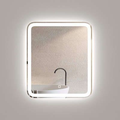 Зеркало подвесное для ванной Onika Магна 60 с LED подсветкой (206085)