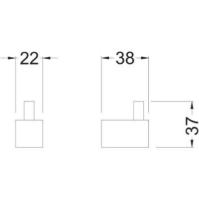 Крючок в ванную Schein Rembrandt 061-1CH хром