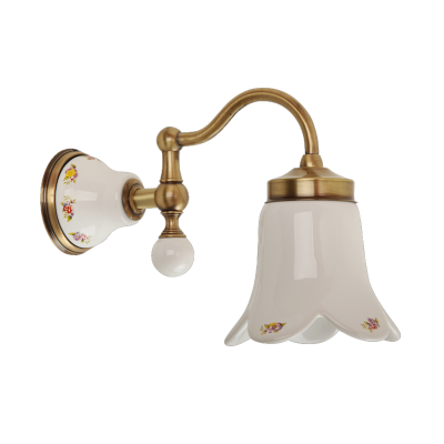 MIGLIORE Provance 17641 светильник настенный, керамика с декором/бронза