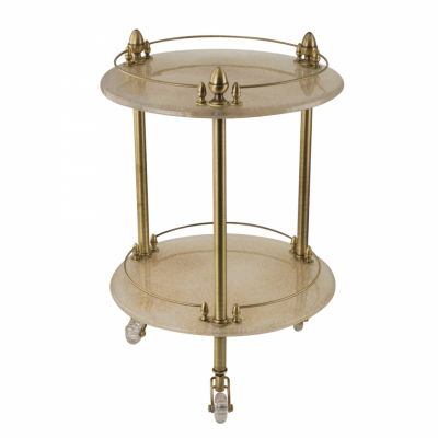 MIGLIORE Elisabetta 17015 столик на колесиках, бронза