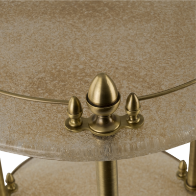 MIGLIORE Elisabetta 17015 столик на колесиках, бронза