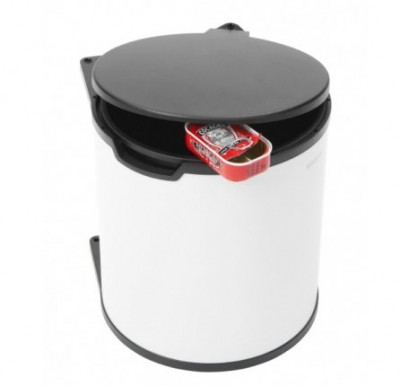 Brabantia 428081 ведро для мусора встраиваемое, белый, 15 л