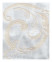 Bath Plus Linen Collection LC1401 White Charli шторка для ванной, 180 см x 200 см