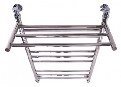 Водяной полотенцесушитель Акванерж Прямая групповая с полкой 800x600 (000-808060)