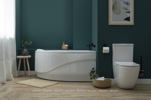 Акриловая ванна Aquanet Graciosa 150x90 R пристенная асимметричная (00203941)